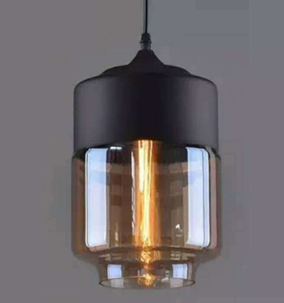 Lustre industriel en verre