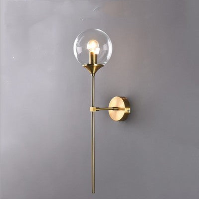 Applique Bronze Abat-jour Verre