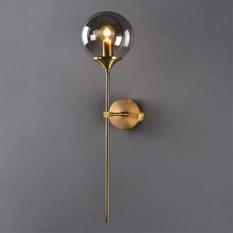 Applique Bronze Abat-jour Verre