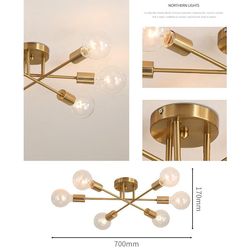 Plafonnier en verre