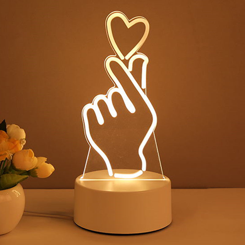 Veilleuse LED Acrylique 3D