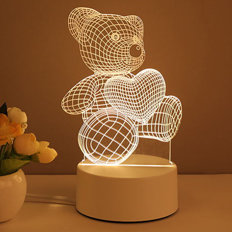Veilleuse LED Acrylique 3D