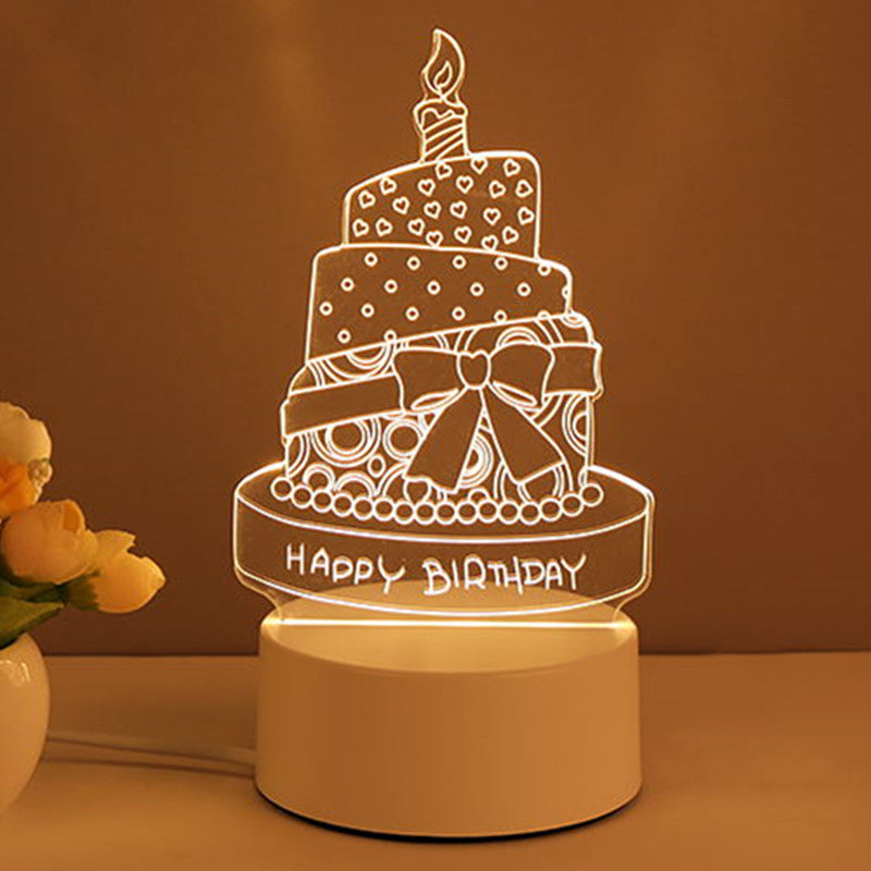 Veilleuse LED Acrylique 3D