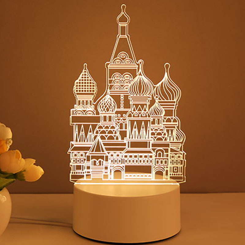 Veilleuse LED Acrylique 3D