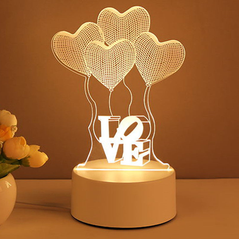 Veilleuse LED Acrylique 3D