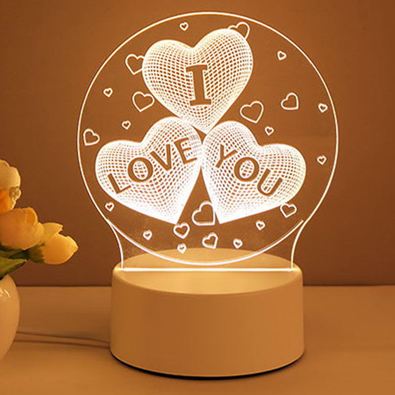 Veilleuse LED Acrylique 3D