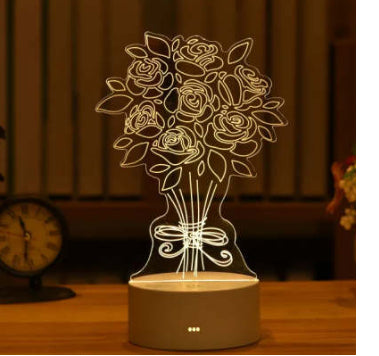 Veilleuse LED Acrylique 3D