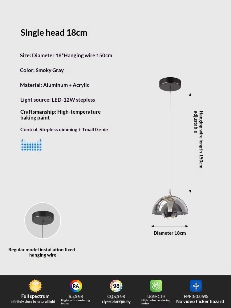 Suspension Bouton Ajustable