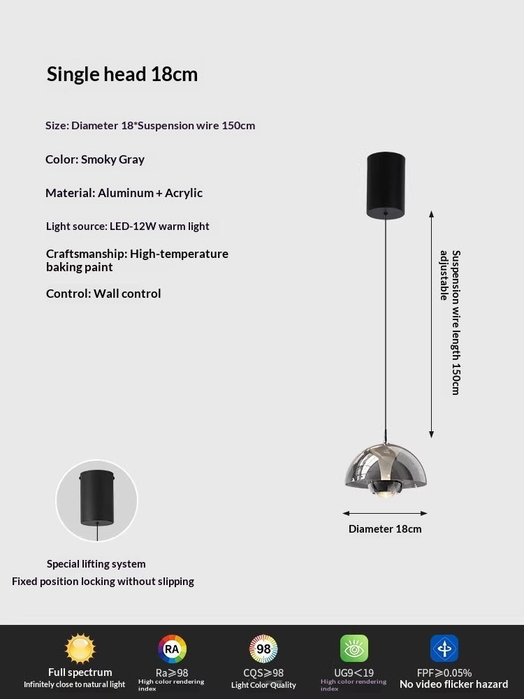Suspension Bouton Ajustable